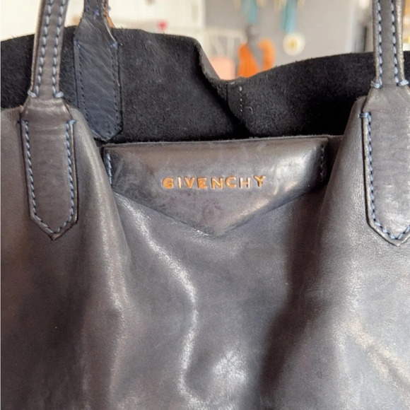 Givenchy Antigona Shopper Leather Large- Midnight Navy - Picture 4 of 9